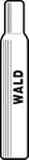 Seat Post Wald #940-10 1/2 7/8 Top