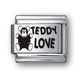 Body Candy Italian Charms Laser TEDDY LOVE