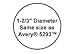 480 Label Outfitters® White Vinyl, Weather Proof and Water Proof, Laser Round Labels, 1-2/3 or 1-5/8 Diameter
