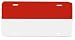 Indonesia Indonesian Flag Vanity Auto License Plate
