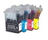 Take4Less 4-pack LC31 LC-31 (1B,1C,1M,1Y) Brother Compatible Ink Cartridges for Brother Printer MFC3220 MFC3320 MFC3420