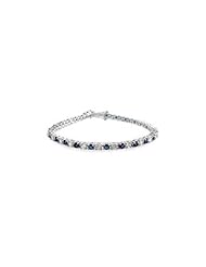 Sapphire Blue CZ Tennis Bracelet