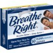 Breathe Right Strips Clear Small Medium 50 Strips Per Box