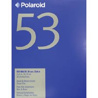 Polaroid 53 - Black & white instant film - ISO 800 - 20 sheets