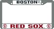 Boston Red Sox Chrome License Plate Frame - SET OF 6 - Sports Merchandise