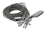 Cat. 3 Telco Breakout Cable, Male Telco / 25 (6x2), 3.0 ft