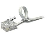 25' MicroThin Modular Line Cord 4-Conductor