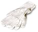 White knit gloves
