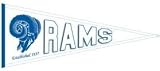 St. Louis Rams Throwback Wool Pennant Features Embroidery And Appliqu&Atilde;�