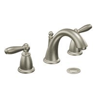 Moen T6620BN Brantford Two Handle Widespread Lavatory Faucet Trim with Drain Bru