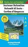 : Sextener Dolomiten - Dolomiti di Sesto - Cortina d'Ampezzo. Wanderkarte. 1 : 50 000. (WKS 10): Sextener Dolomiten (Sesto Dolomitiche), Ampezzo, Marmarole