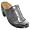 Black Crinkle Patent Lthr