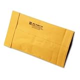 SEL49254 Recycled Jiffy Padded Kraft Mailer, Plain Flap, 5 x 10, 250/Carton