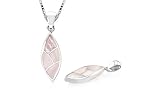 White Mother of Pearl Pendant Sterling Silver