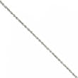 Solid White Gold Rope Anklet Lobster Clasp 10 inch