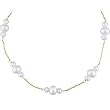 Cultured Pearl Station Necklace