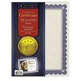 Refill Foil-Enhanced Certificates, Silver Foil on Ivory Parchment, 15/Pack SOUCT1R