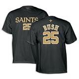 New Orleans Saints Reggie Bush Name and Number T-shirt (Adult X-Large)