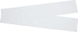 Hardline Products 115064 Solid White Plastic Boat Number Plate