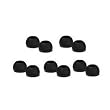High Quality 10 Replacement Medium Earbuds Tips Buds For Sennheiser CX 300 CX300 CX400 CX500 CX550 CX95 CX55 Earphones 100% FITS (10 Pack Medium) - Compatibles-E-Shop