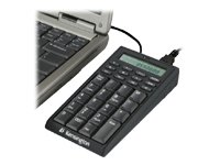 Kensington Notebook Keypad/Calculator with USB Hub, 19-Key Pad 72274