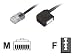 Adapter, RJ45-St.-TAE-N-Bu., 0,15m