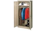 Wardrobe Storage Cabinet 36x18x72 Tan