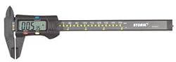 Central Tools / Central Lighting (CEN3C351) Carbon Fiber Digital Caliper with Fractional Display