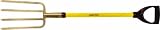 Ampco F-5FG, Garden Fork, 7 x 11-1/2, Fiberglass Handle