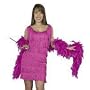 Plus Size Classic Deluxe Fringed Flapper Dress for Roaring 20s! (Cigarette Holder and Boa not included)
