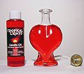 Heart Shaped Oil Candle 5 Inch