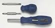 Westward 1CLP4 Multi Bit Screwdriver Set, 7-In-1, 7 1/2 L