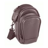 Textured Vinyl Camera Bag, Large, Black