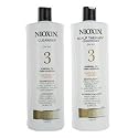 New!! Nioxin System 3 Cleanser & Scalp Therapy Liter Set (33.8 Oz Each)