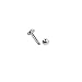 Ruifan 10PCS 16G 316L Stainless Steel 3mm Ball Labret Monroe Lip Ring Tragus Helix Earring Stud Barbell 10mm Bar Length Body Piercing Jewelry