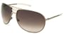 CHRISTIAN DIOR 0100, DIOR 0100/S YQ1 BRONZE SEMI MATTE METAL SUNGLASSES