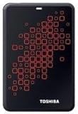 1TB Toshiba Canvio USB3.0 Portable Hard Drive (Black/Red)