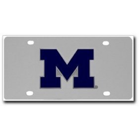 Alfred Hitch Cover CLP302 License Plate Michigan Wolverines