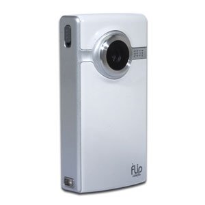 Flip Video Camcorder: 60-Minutes (White)