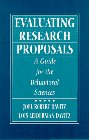 Evaluating Research Proposals: A Guide for the Behavioral Sciences