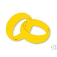 Ellison Design / Sizzix Thin Cut Die WEDDING RINGS For Scrapbooking, Card Making & Craft Projects