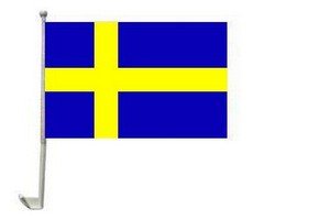 Autofahne Autoflagge Schweden