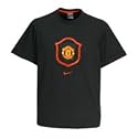Manchester United T-Shirt - Black - Kids - Boys M 140-152cm
