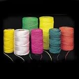 Yellow Braided Nylon Twine, 500'