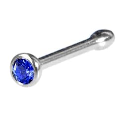 Swarovski Capri Blue Nose Bone
