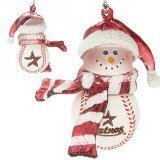 Scottish Christmas Houston Astros Home Run Snowman Ornament Set