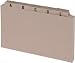 5 Star Guide Card Set A-Z 5x3in 127x76mm Buff [Pack 25]
