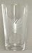 Individually Hand Etched Butterfly Tumbler Glass 7"H Set / 4