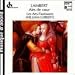 Classical Music : Lambert: Airs De Cour