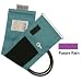 Adult D-Ring Double Tube MDF Latex Free Blood Pressure Cuff, PurpleRain